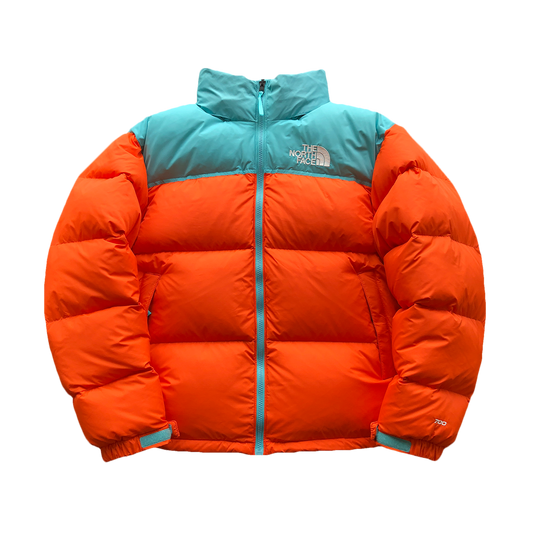 Orange & Transantarctic Blue 1996 Retro Nuptse Jacket